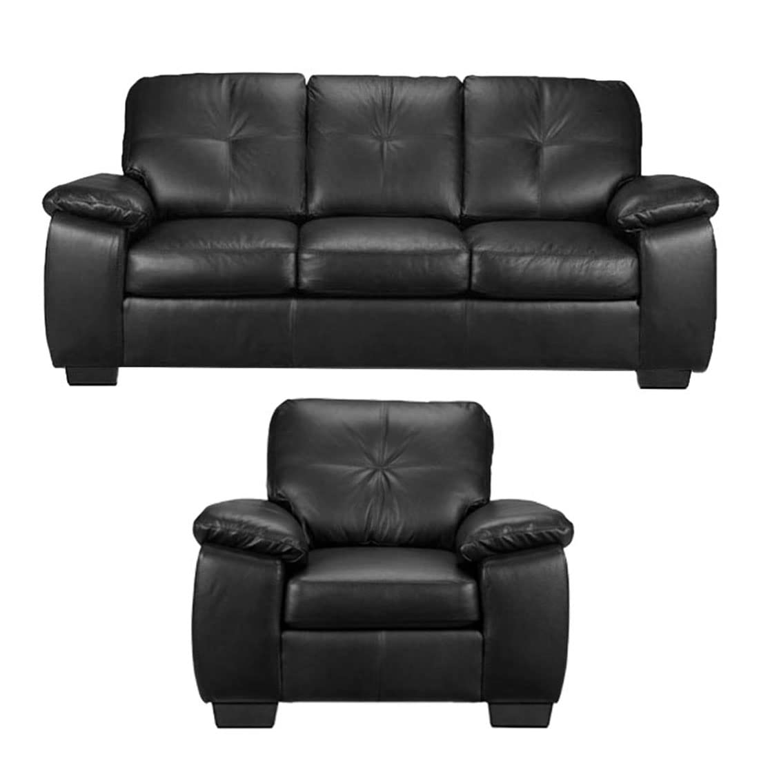 Antos Leatherette Sofa for Living Room