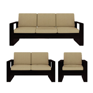 Torque India Grafton 6 Seater Wooden Sofa For Living Room | 6 Seater Wooden Sofa - Torque India