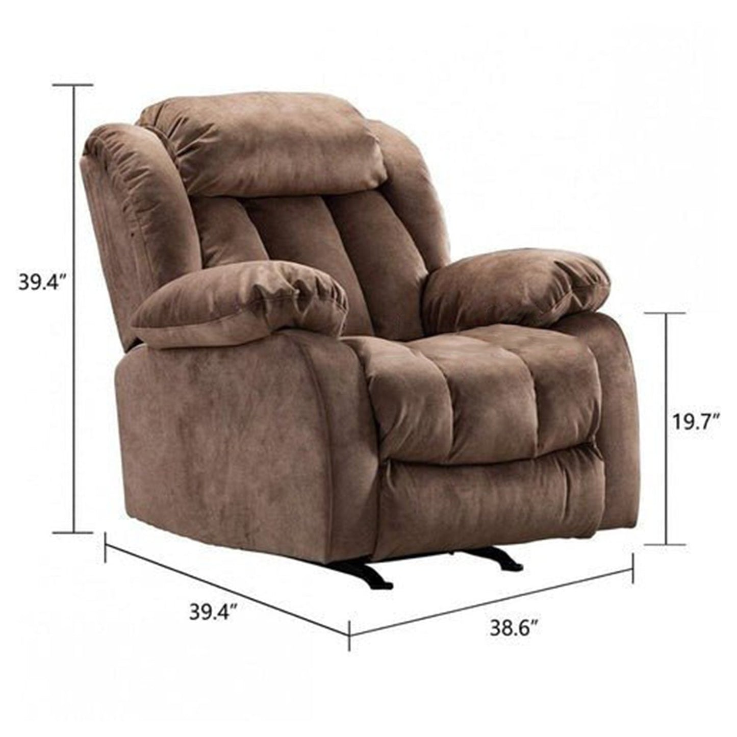 Urbino Premium Fabric Manual Recliner | Premium Fabric Manual Recliner - Torque India