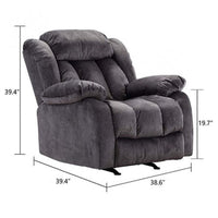 Urbino Premium Fabric Manual Recliner | Premium Fabric Manual Recliner - Torque India