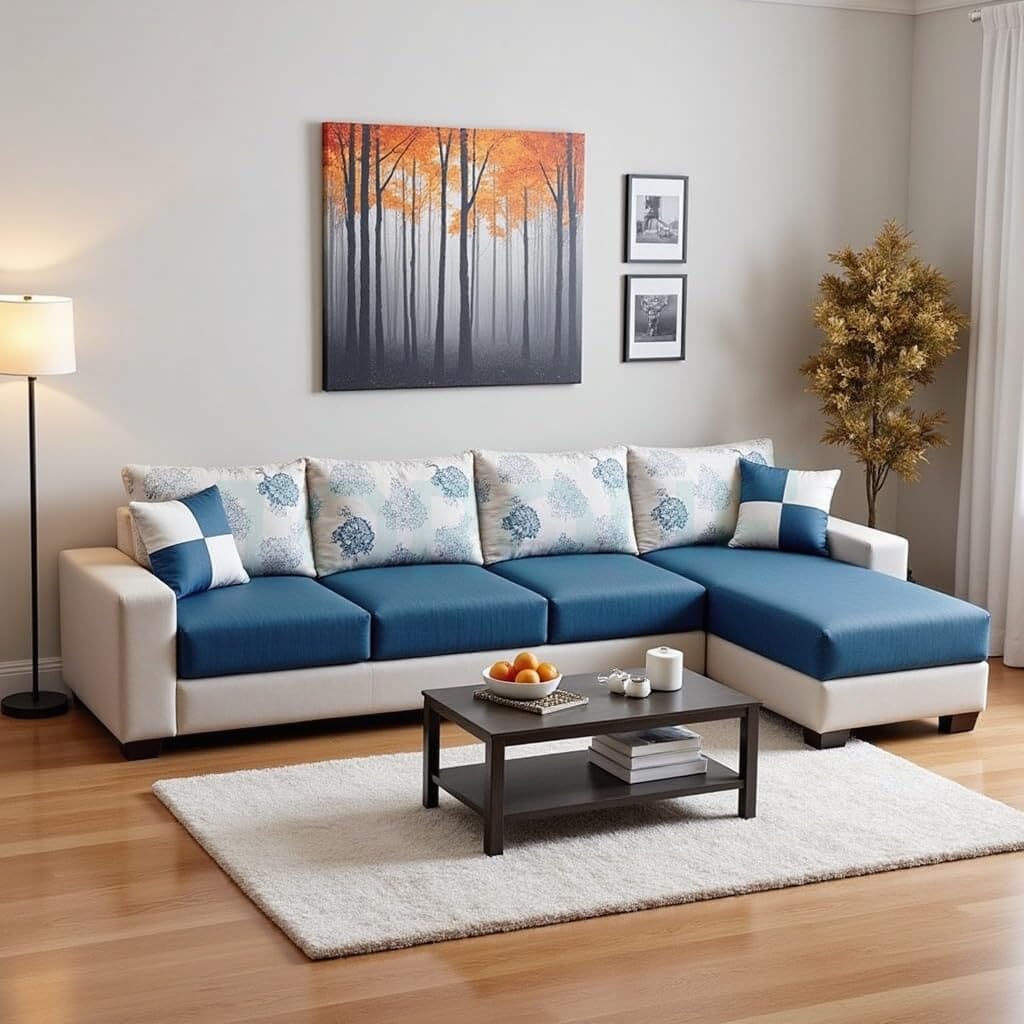 Wayland Modern Living Room Fabric Sofa - Torque India