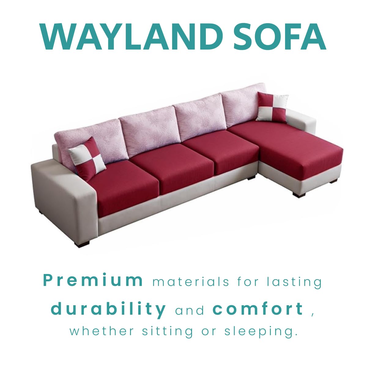 Wayland Modern Living Room Fabric Sofa - Torque India