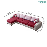 Wayland Modern Living Room Fabric Sofa - Torque India