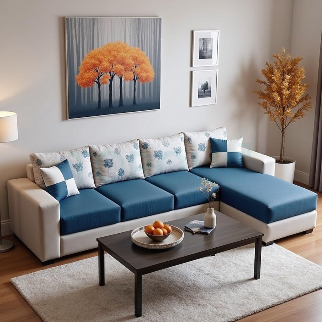 Wayland Modern Living Room Fabric Sofa - Torque India