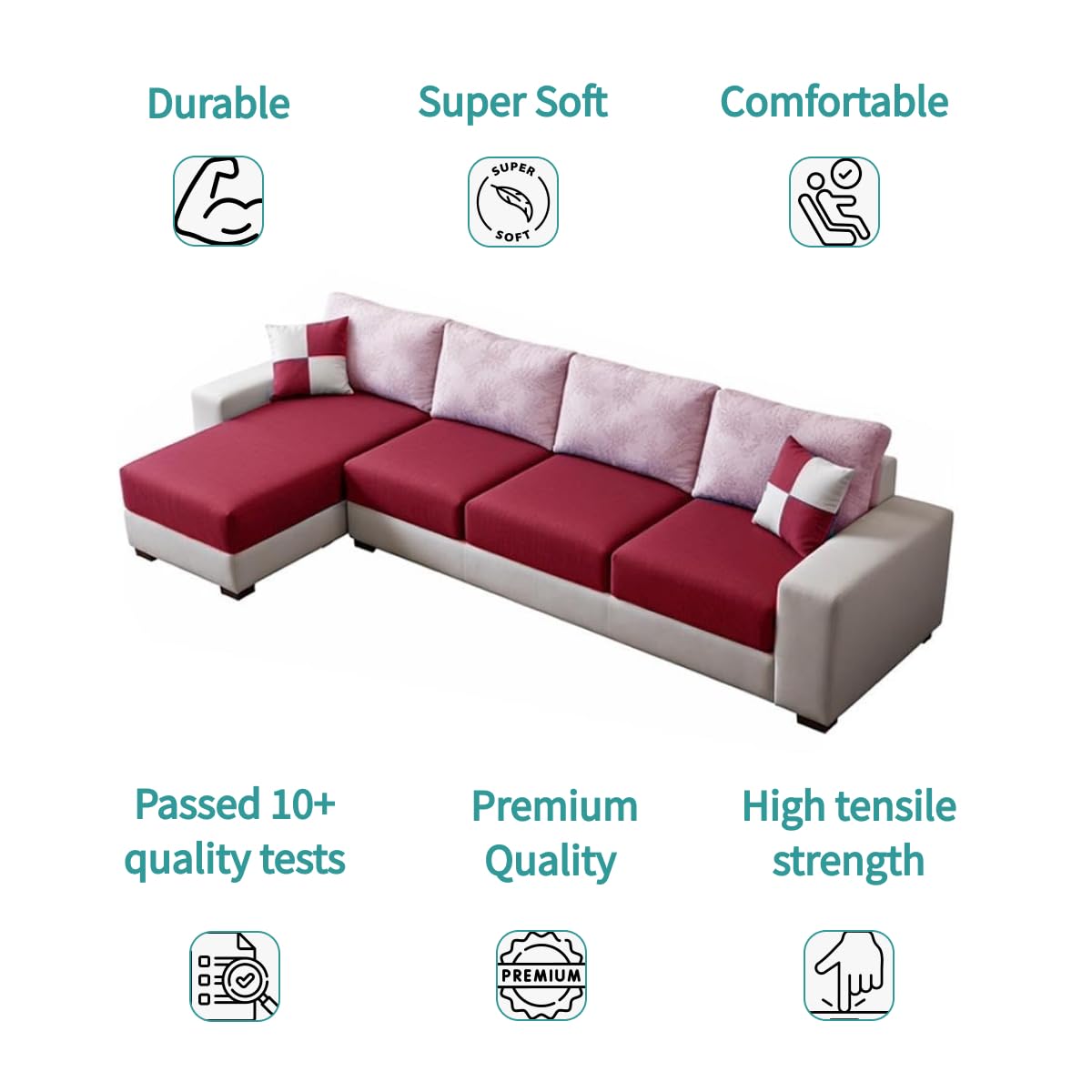 Wayland Modern Living Room Fabric Sofa - Torque India