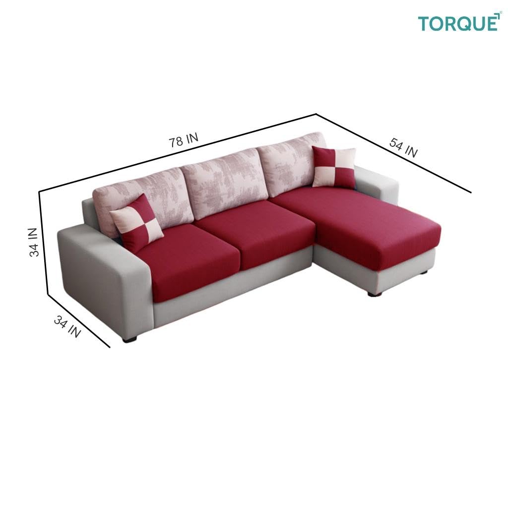 Wayland Modern Living Room Fabric Sofa - Torque India