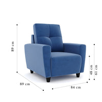 Woodsmoke Fabric Sofa Collection - Blue