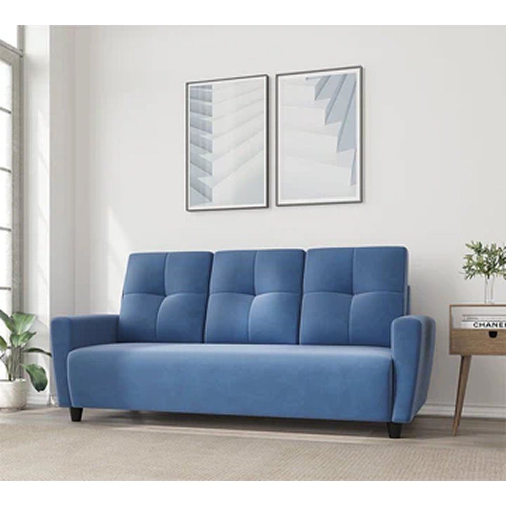 Woodsmoke Fabric Sofa Collection - Blue - Torque India