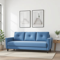 Woodsmoke Fabric Sofa Collection - Blue - Torque India