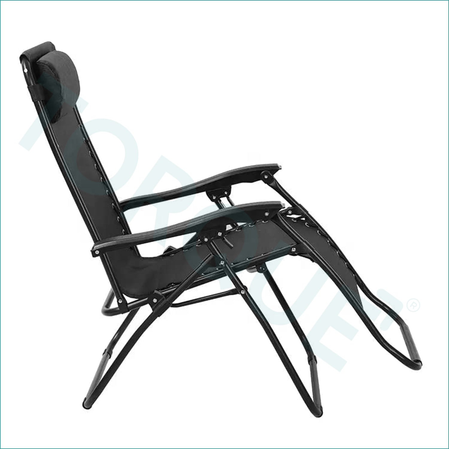 Zero Gravity Reclining Lounge Chair with Arm Rest and Pillow - Torque India