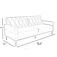 Zify 3 Seater Fabric Sofa - Torque India