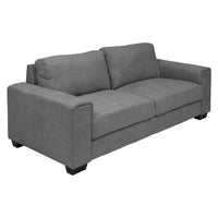 Albury 3 Seater Sofa for Living Room (Grey) | 3 Seater Sofa - Torque India