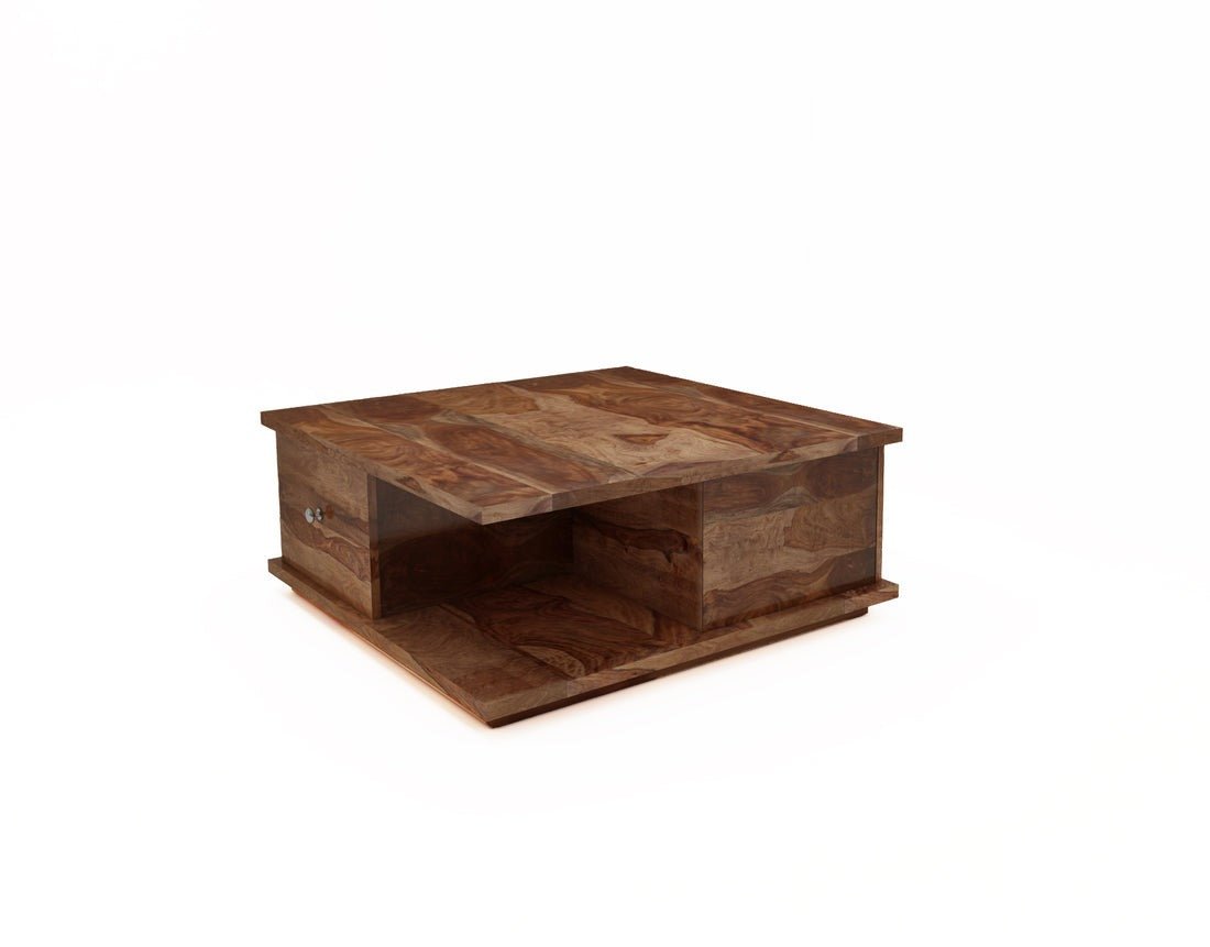 Alex Solid Wood Coffee Table | Centre Table | For Living Room. - Torque India