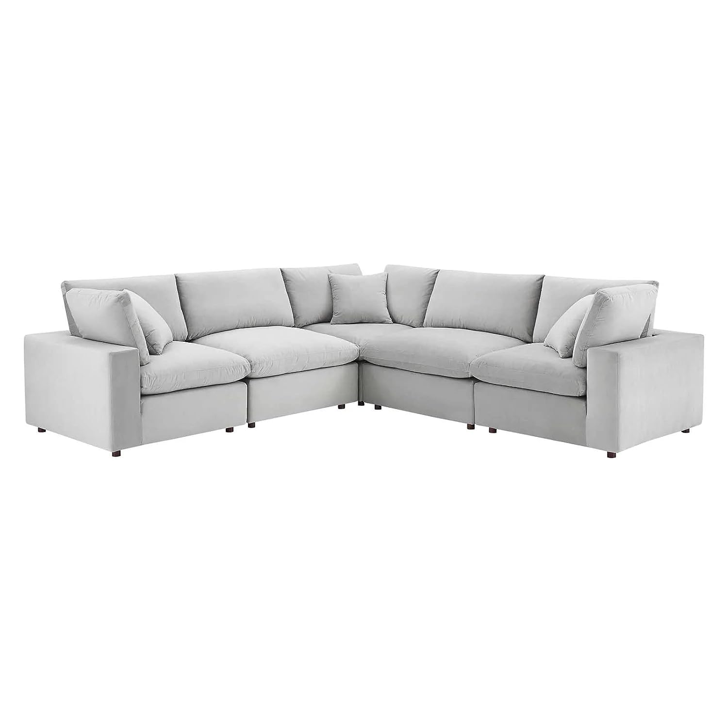 Alston Fabric L Shape 5 Seater Corner Sofa - Torque India