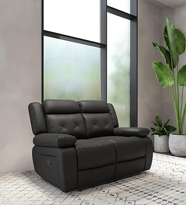 Anaika 2 Seater Leathrette Manual Recliner - Torque India
