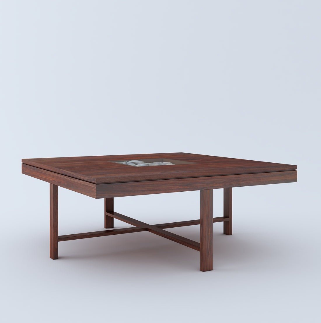 Anzio Solid Wood Coffee Table Centre Table With 4 Seating Stool For Living Room. - Torque India