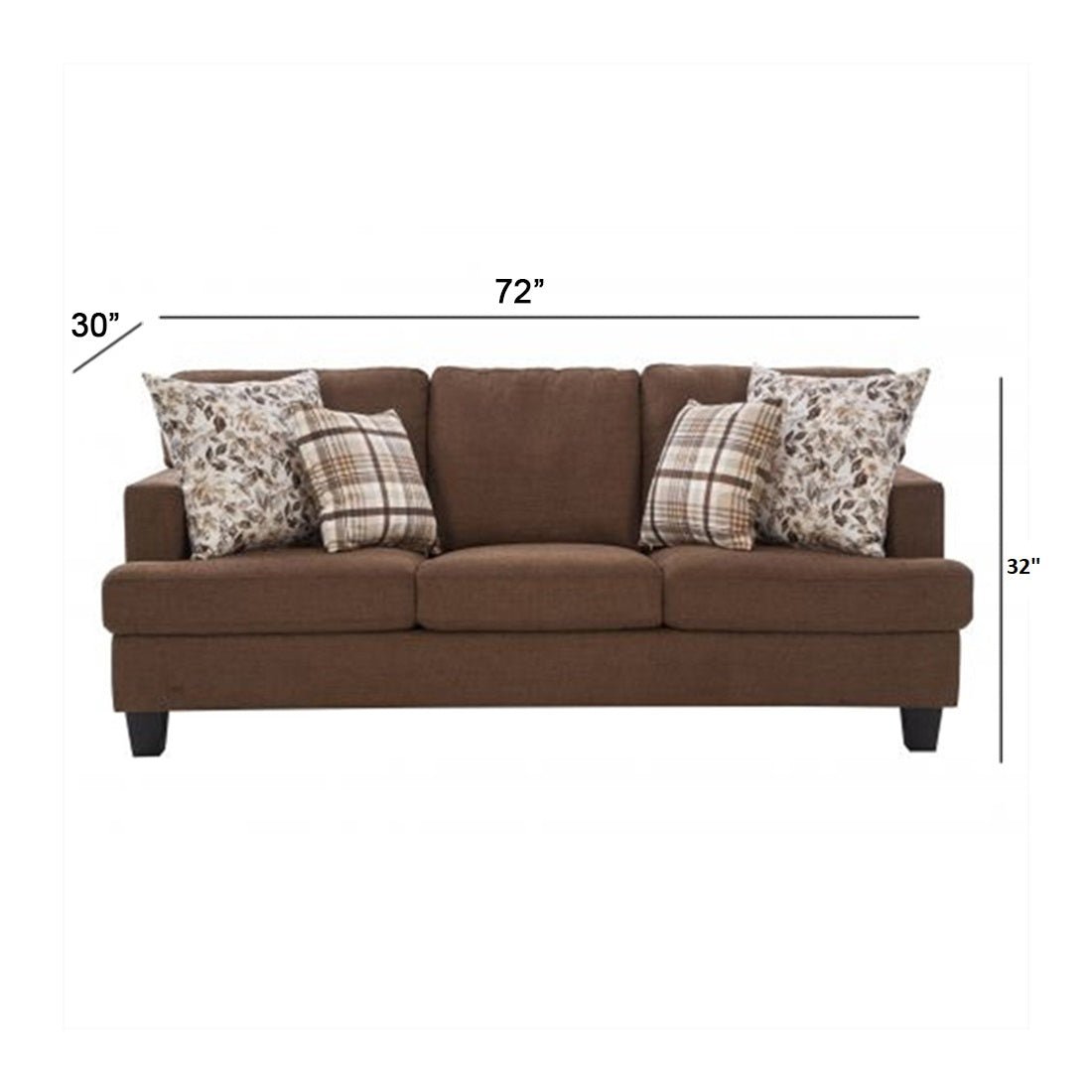 Apricot 3 Seater For Living Room - Brown | 3 Seater For Living Room - Torque India