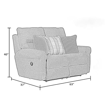 Avalon Fabric Manual Recliner - Torque India