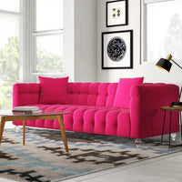 Aviator 3 Seater Fabric Premium Sofa For Living Room - Torque India