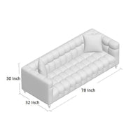 Aviator 3 Seater Fabric Premium Sofa For Living Room - Torque India