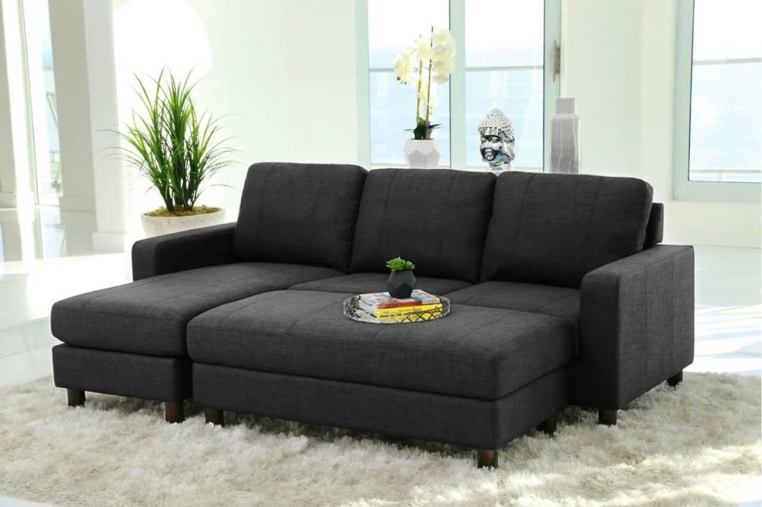 Barrel 6 Seater L Shape Sofa For Living Room - Torque India