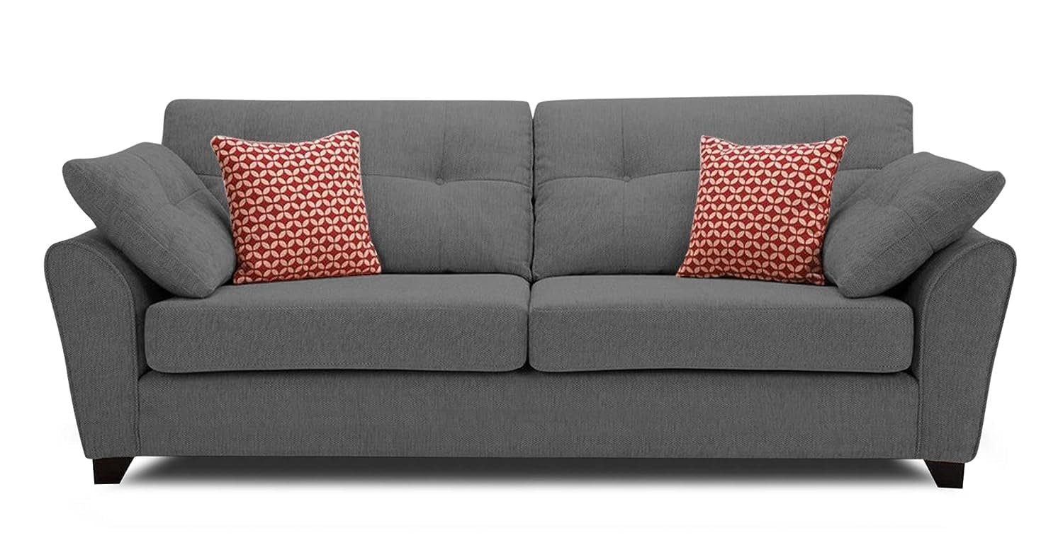 Belina 3 Seater Fabric Sofa for Living Room, Bedroom, Office - Torque India