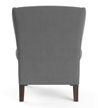 Chicago 1 Seater Upholstered Wing Chair For Living Room| Bedroom| Office - Torque India
