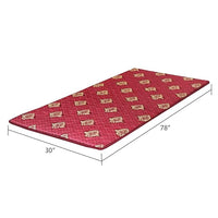 Cloudy Double Sided Multipurpose Travel Friendly Lightweight Soft Foam Slim Roll Up Mattress (78x30x1 Inches) | Perfect for Camping, Trekking, Yoga, Picnic Mat | Foldable Mattress - Torque India