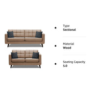 Dario Fabric Sofa Collection For Living Room | Bedroom | Office - Torque India