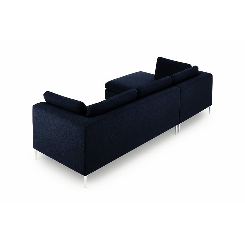 Elfin 4 Seater L Shape Fabric Sofa Set for Living Room - Torque India