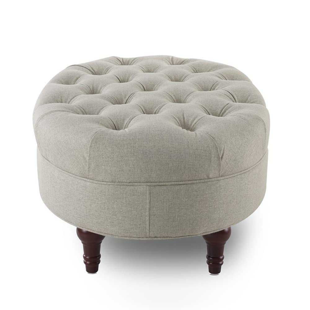 Elyza 2 Seater Fabric Ottoman Bench Sette Pouffe Puffy for Foot Rest ...