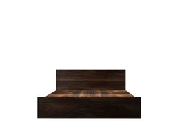 Fifa Engineered Wood Bed With Box Storage For Bedroom (Brown) - Torque India