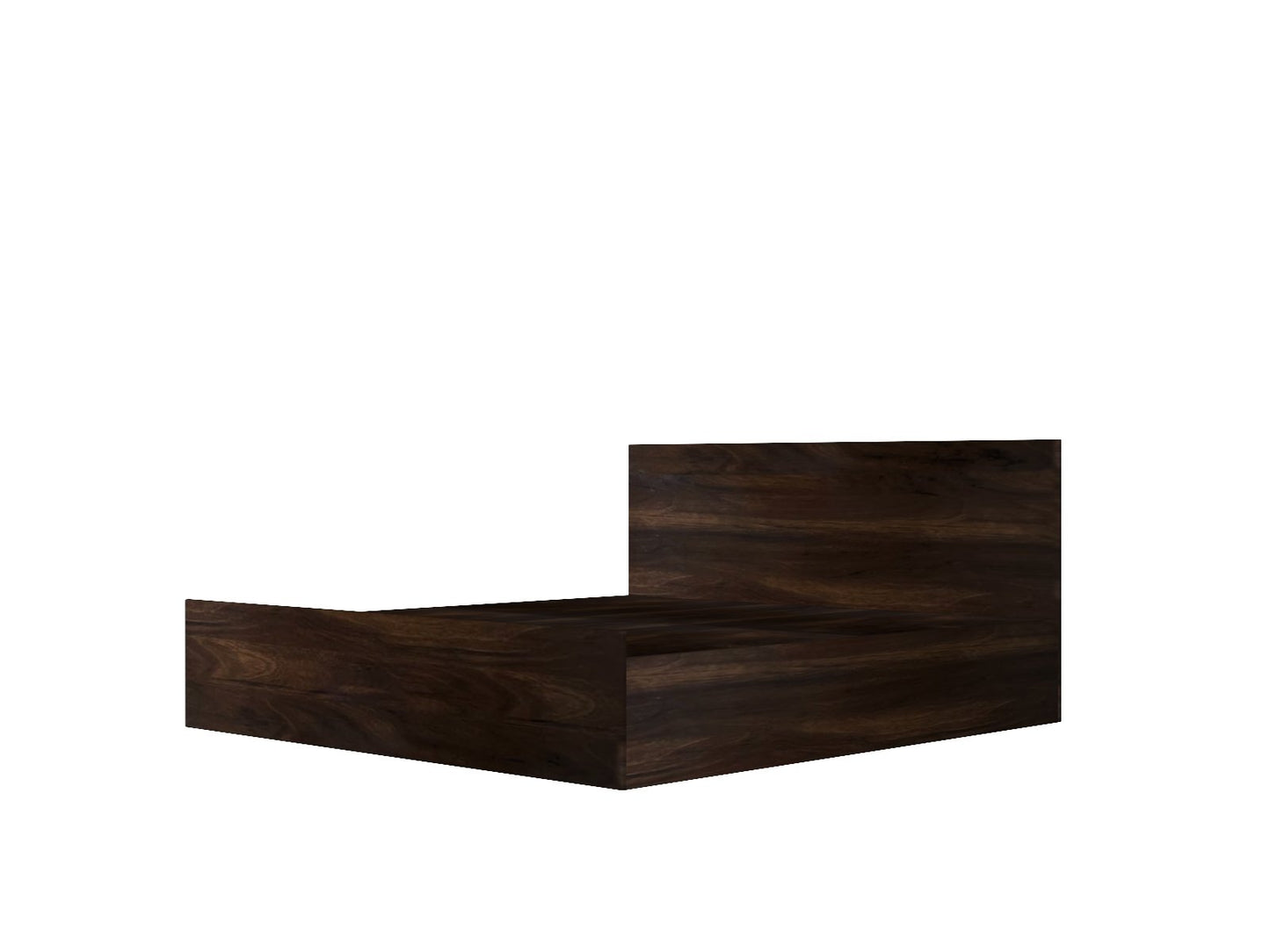 Fifa Engineered Wood Bed With Box Storage For Bedroom (Brown) - Torque India