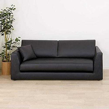 Flossy 3 Seater Leatherette Sofa For Living Room - Torque India