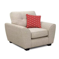 Hatfield 1 Seater Fabric Sofa for Living Room - Torque India