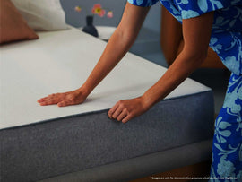 High Resilience Memory Foam Mattress with Firm & Soft Sides - Torque India