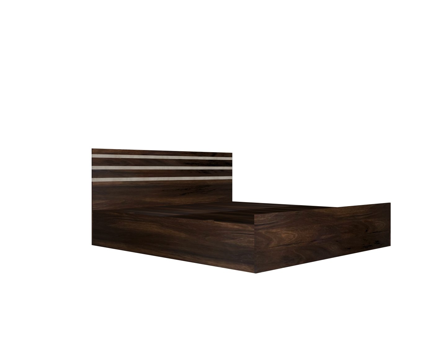 Hyatt Engineered Wood Bed with Box Storage for Bedroom (Brown) - Torque India