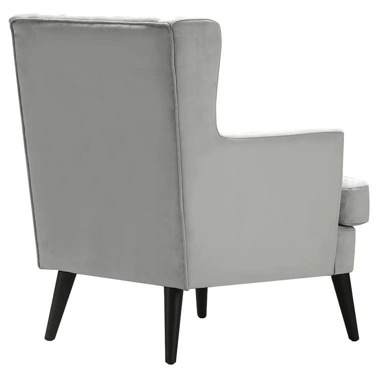 Jack 1 Seater Upholstered Tufted Wing Chair For Living Room| Bedroom| Office - Torque India