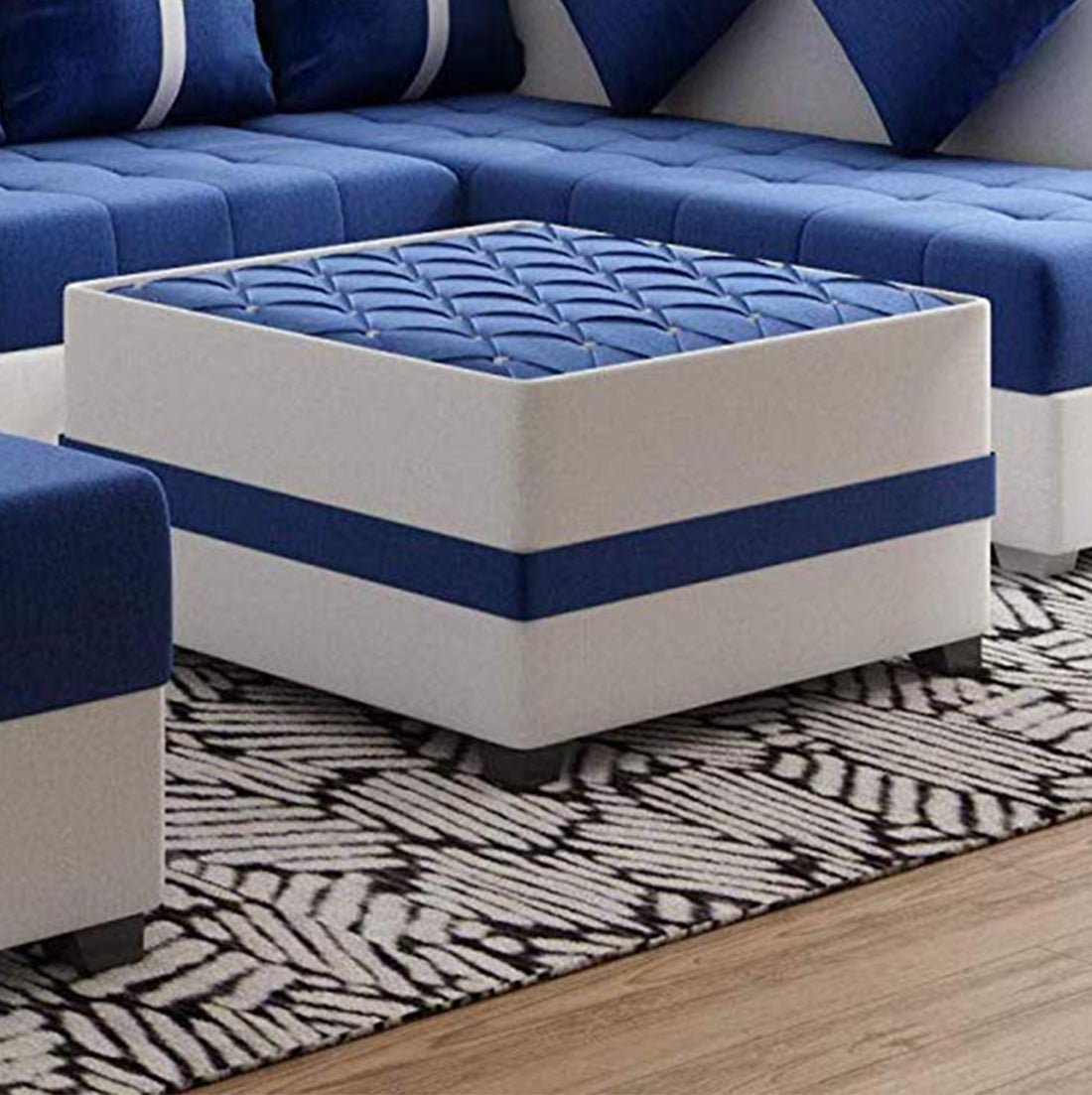 Jamestown Fabric Coffee Table/Centre Table/Tea Table for Living Room - Torque India