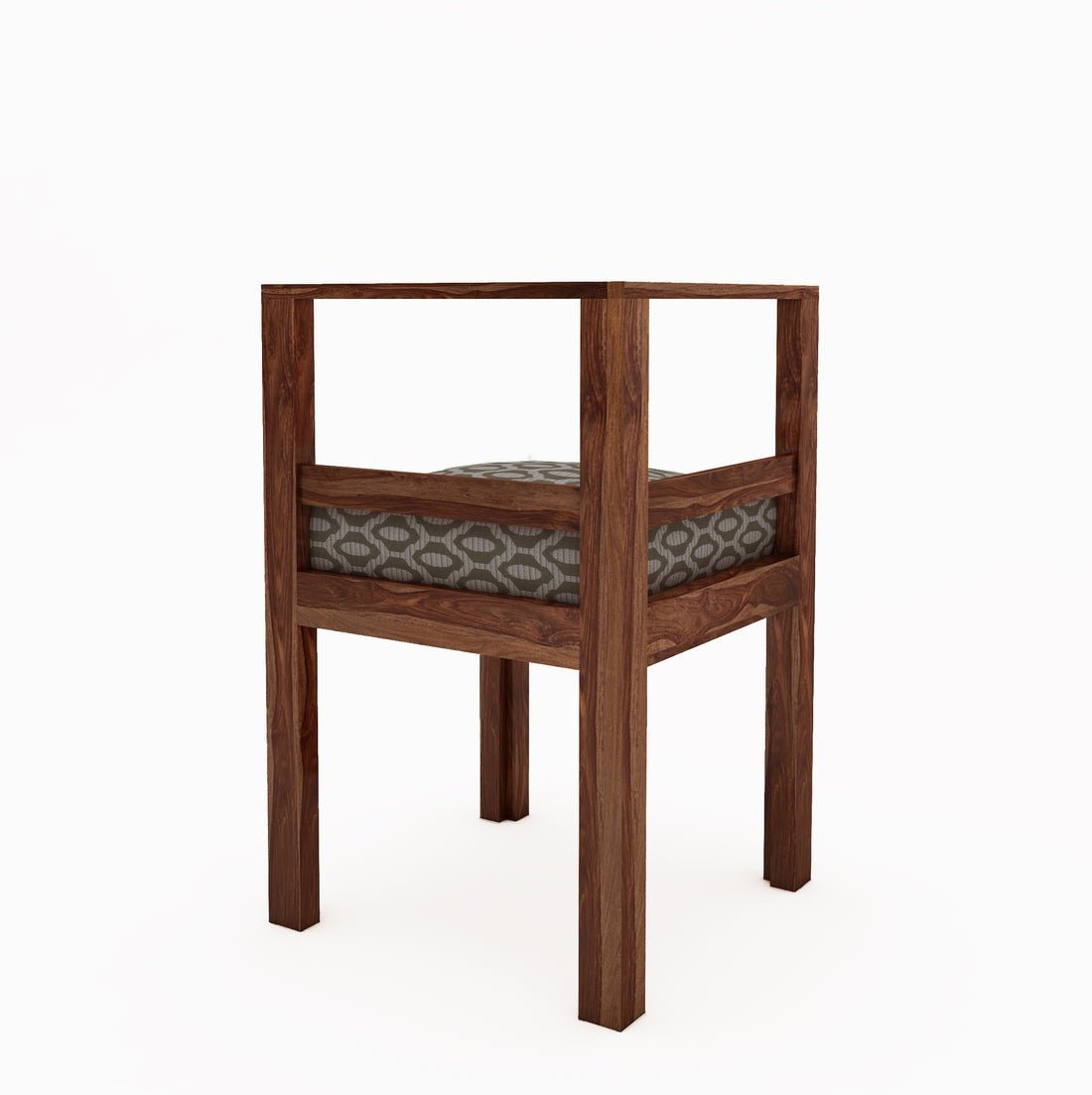 Jeff Wooden Square Dining Table Sets with 4 Cushioned Chairs - Torque India