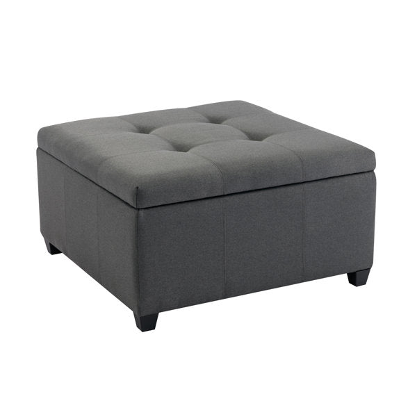 Jeric Square Shape Ottoman Pouffes For Sitting Foot Rest Puffy Stools For Living Room - Torque India