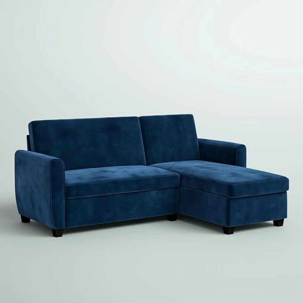 kelvin 4 Seater L Shape Sofa With Storage For Living Room - Torque India