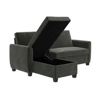 kelvin 4 Seater L Shape Sofa With Storage For Living Room - Torque India