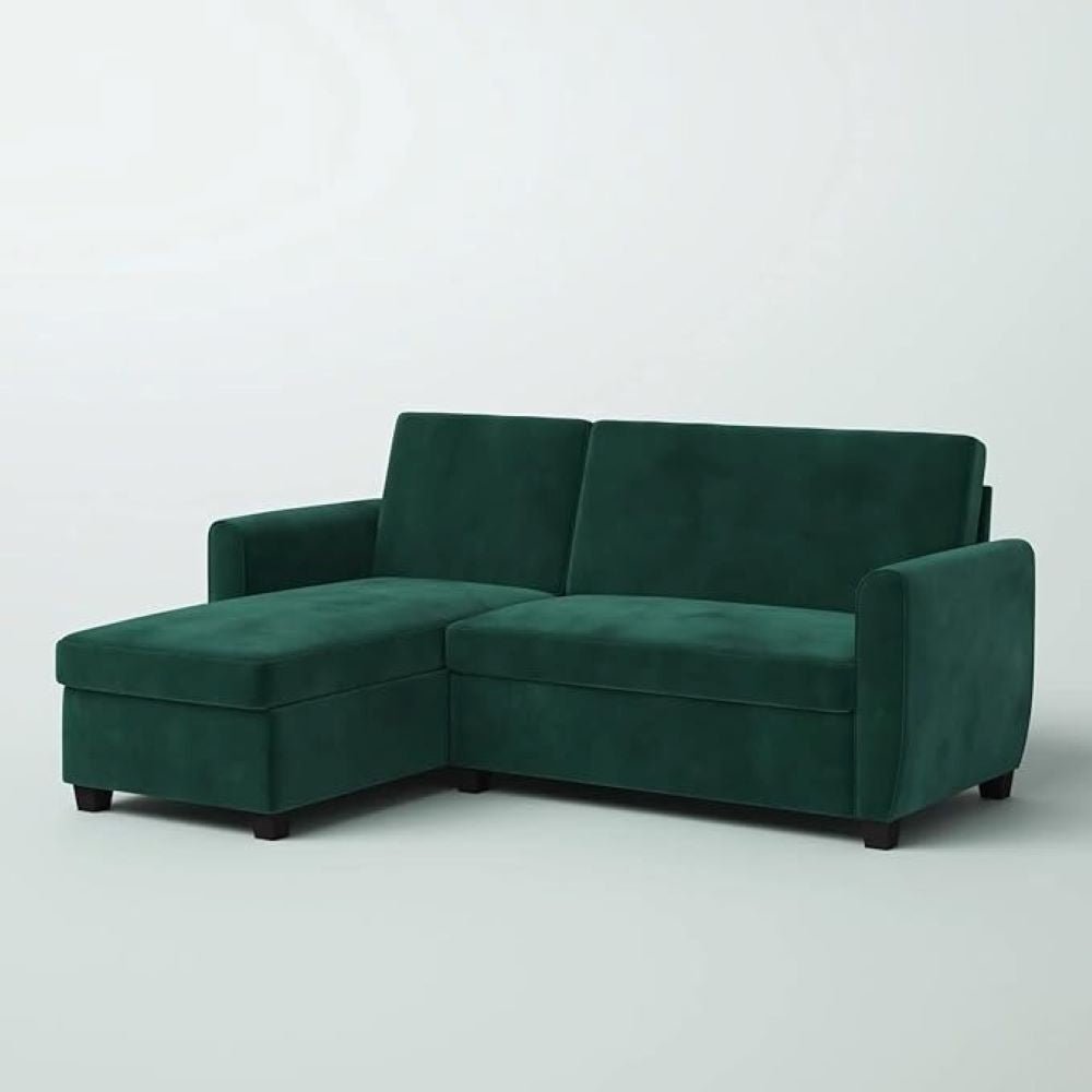 kelvin 4 Seater L Shape Sofa With Storage For Living Room - Torque India