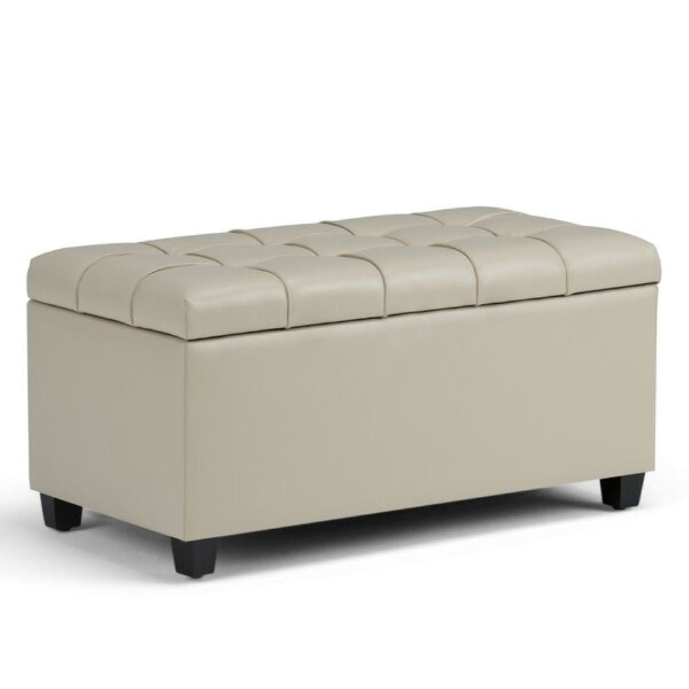Lucas 1 Seater Leatherette Bench With Storage - Torque India