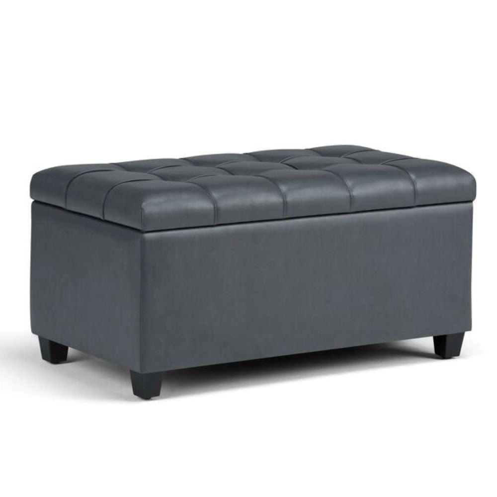 Lucas 1 Seater Leatherette Bench With Storage - Torque India