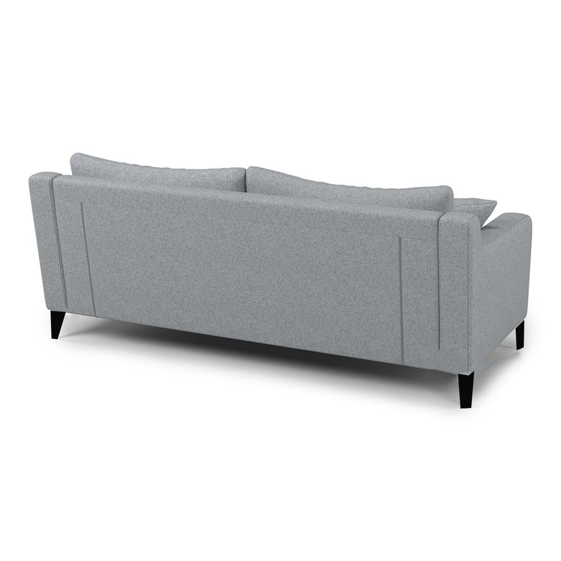 Mario 2 Seater Fabric Sofa For Living Room (Light Grey) - Torque India