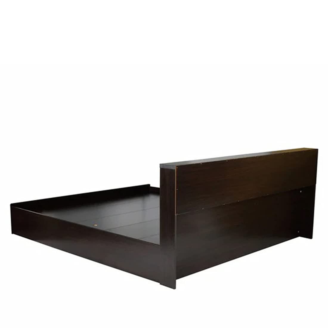 Max King Size Bed With Storage For Bedroom (Brown) - Torque India