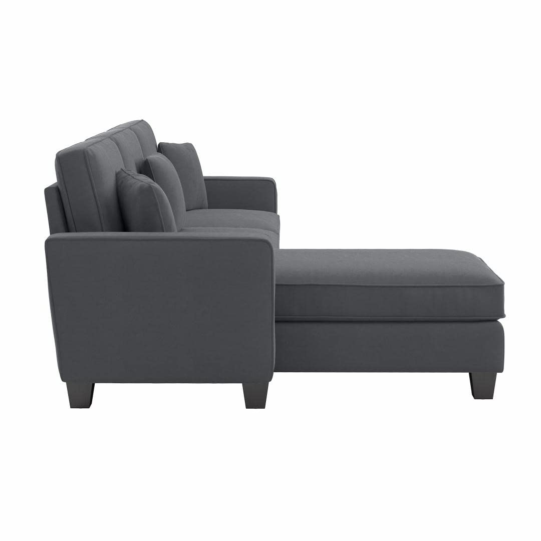 Moscow 4 Seater Mini L Shape Fabric Sofa For Living Room – Torque India