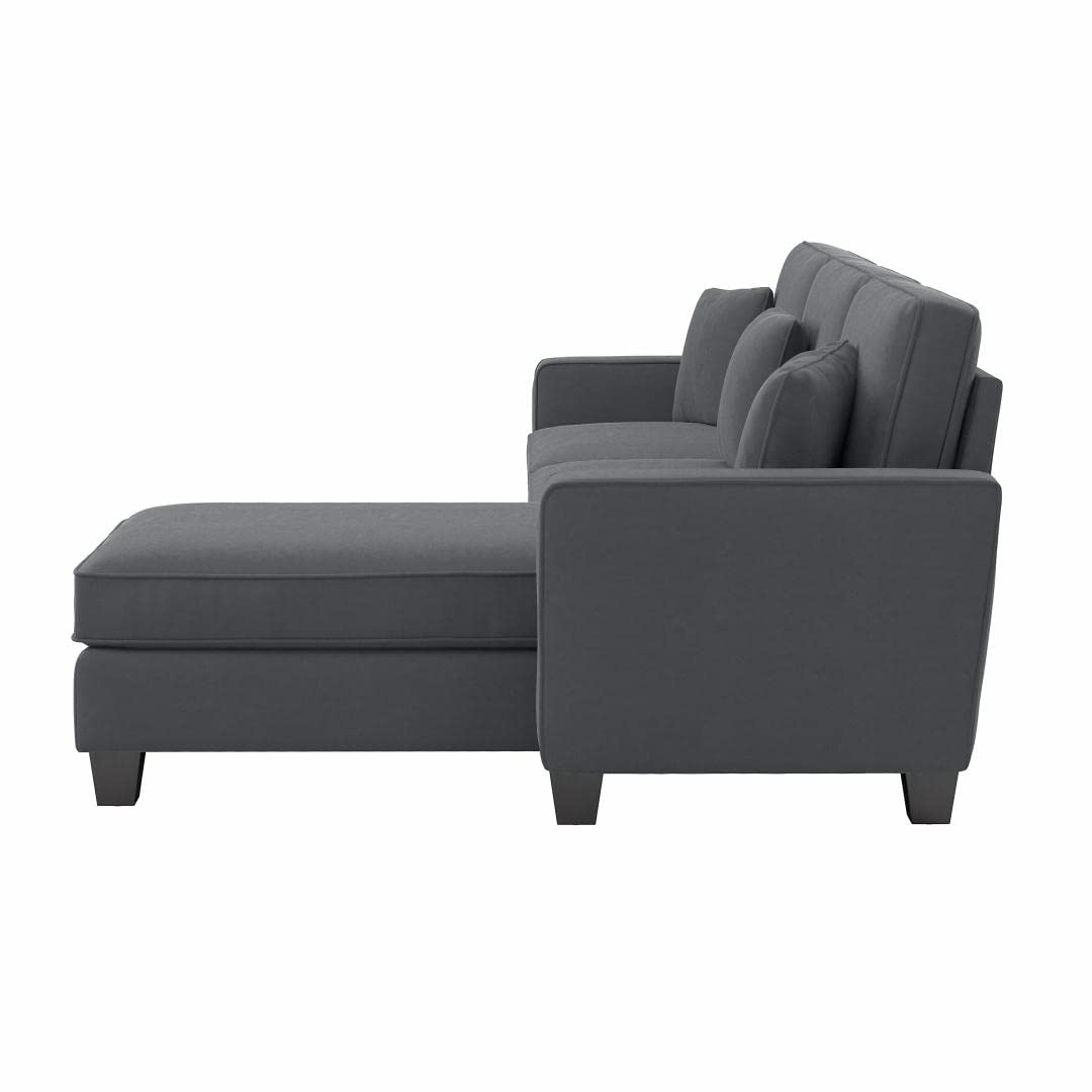 Moscow 4 Seater Mini L Shape Fabric Sofa For Living Room – Torque India